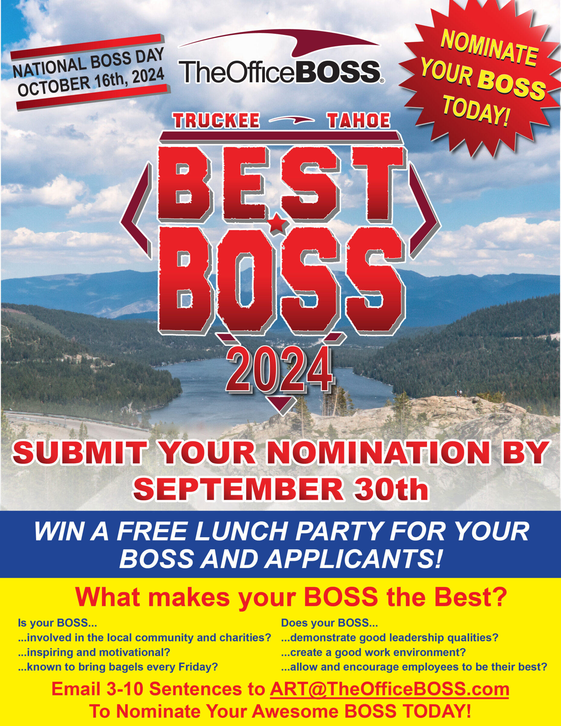 Best Boss Competition and Information.